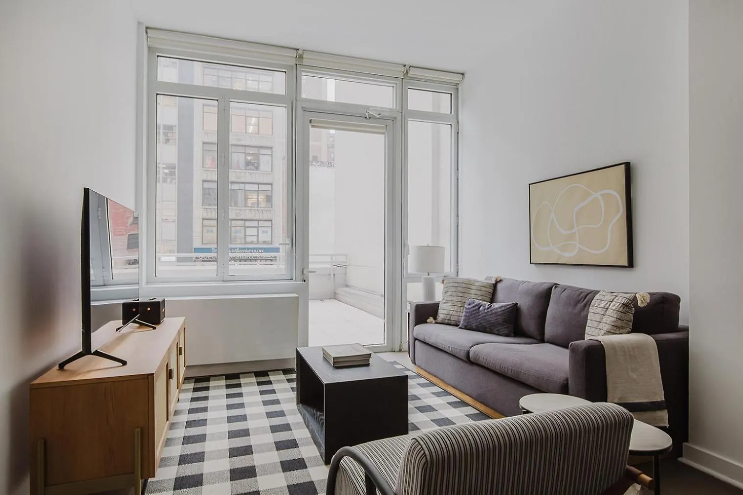 뉴욕 Blueground Midtown South Balcony Nr Empire State Building Nyc-1718 아파트